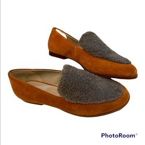 Slip On Loafers NEW Lori Goldstein Collection Greer Size 8.5 Hampton Tan Leather